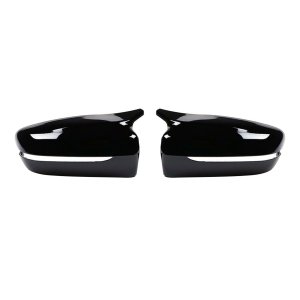 BMW 8 Series Mirror Cover - Omac - Bat Model, ABS - Gloss Piano Black - '16-'24
